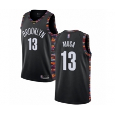 Youth Brooklyn Nets #13 Dzanan Musa Swingman Black Basketball Jersey - 2018 19 City Edition