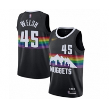 Women's Denver Nuggets #45 Thomas Welsh Swingman Black Basketball Jersey - 2019 20 City Edition
