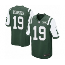 Men's Nike New York Jets #19 Andre Roberts Game Green Team Color NFL Jersey