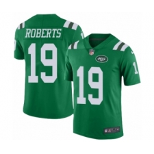Men's Nike New York Jets #19 Andre Roberts Limited Green Rush Vapor Untouchable NFL Jersey