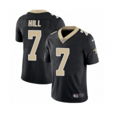 Men's Nike New Orleans Saints #7 Taysom Hill Black Team Color Vapor Untouchable Limited Player NFL Jersey