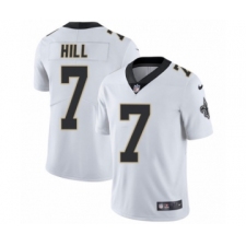 Men's Nike New Orleans Saints #7 Taysom Hill White Vapor Untouchable Limited Player NFL Jersey