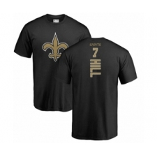 NFL Nike New Orleans Saints #7 Taysom Hill Black Backer T-Shirt