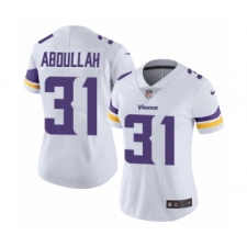 Women's Nike Minnesota Vikings #31 Ameer Abdullah White Vapor Untouchable Limited Player NFL Jersey