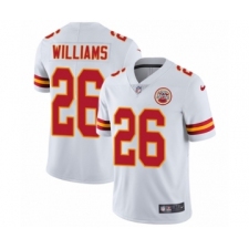 Youth Nike Kansas City Chiefs #26 Damien Williams White Vapor Untouchable Limited Player NFL Jersey