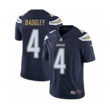 Men's Nike Los Angeles Chargers #4 Michael Badgley Navy Blue Team Color Vapor Untouchable Limited Player NFL Jersey