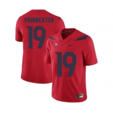 Arizona Wildcats 19 Shawn Poindexter Red College Football Jersey