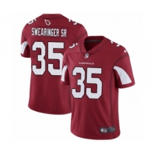 Men's Nike Arizona Cardinals #35 D.J. Swearinger SR Red Team Color Vapor Untouchable Limited Player NFL Jersey