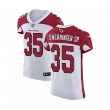 Men's Nike Arizona Cardinals #35 D.J. Swearinger SR White Vapor Untouchable Elite Player NFL Jersey
