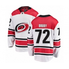 Men's Carolina Hurricanes #72 Jack Drury Authentic White Away Fanatics Branded Breakaway NHL Jersey