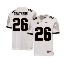 UCF Knights 26 Clayton Geathers White College Football Jersey