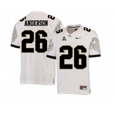 UCF Knights 26 Otis Anderson White College Football Jersey