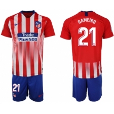 2018-19 Atletico Madrid 21 GAMEIRO Home Soccer Jersey