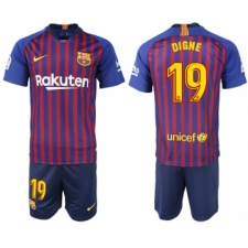 2018-19 Barcelona 19 DIGNE Home Soccer Jersey