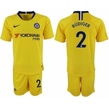 2018-19 Chelsea 2 RUDIGER Away Soccer Jersey
