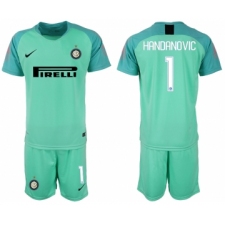 2018-19 Inter Milan 1 HANDANOVIC Green Goalkeeper Soccer Jersey