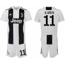 2018-19 Juventus FC 11 D. COSTA Home Soccer Jersey