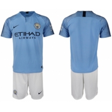2018-19 Manchester City Home Soccer Jersey