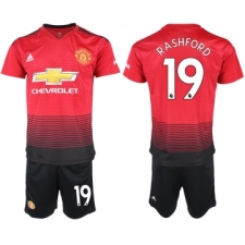 2018-19 Manchester United 19 RASHFORD Home Soccer Jersey