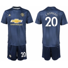 2018-19 Manchester United 20 S.ROMERO Third Away Soccer Jersey