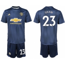 2018-19 Manchester United 23 SHAW Third Away Soccer Jersey