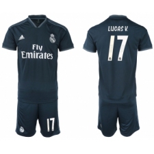 2018-19 Real Madrid 17 LUCAS V. Away Soccer Jersey