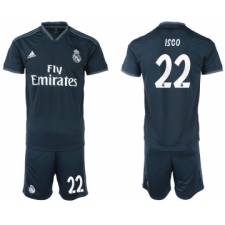 2018-19 Real Madrid 22 ISCO Away Soccer Jersey