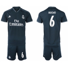 2018-19 Real Madrid 6 NACHO Away Soccer Jersey