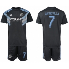2018-19 New York City FC 7 DAVIDVILLA Away Soccer Jersey