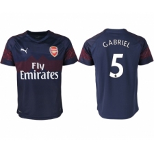 2018-19 Arsenal 5 GABRIEL Away Thailand Soccer Jersey