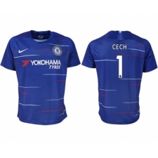 2018-19 Chelsea FC 1 CECH Home Thailand Soccer Jersey