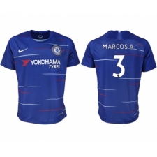 2018-19 Chelsea FC 3 MARCOS A. Home Thailand Soccer Jersey