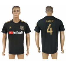 2018-19 Los Angeles FC 4 GABER Home Thailand Soccer Jersey