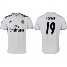 2018-19 Real Madrid 19 ACHRAF Home Thailand Soccer Jersey