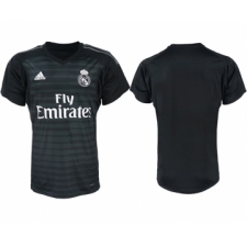 2018-19 Real Madrid Black Goalkeeper Soccer Jersey