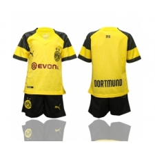 2018-19 Dortmund Home Youth Soccer Jersey
