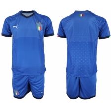 2018-19 Italy Home Soccer Jersey