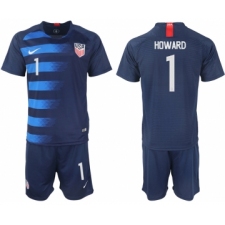 2018-19 USA 1 HOWARD Away Soccer Jersey
