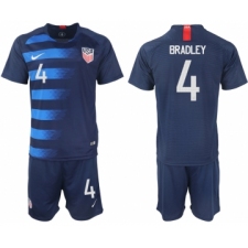 2018-19 USA 4 BRADLEY Away Soccer Jersey