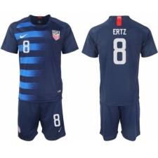 2018-19 USA 8 ERTZ Away Soccer Jersey