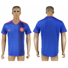 Columbia Away 2018 FIFA World Cup Thailand Soccer Jersey