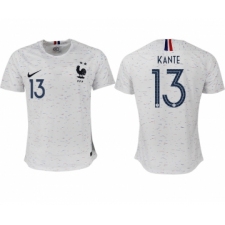 France 13 KANTE Away 2018 FIFA World Cup Thailand Soccer Jersey