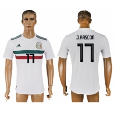 Mexico 11 J. RASCON Away 2018 FIFA World Cup Thailand Soccer Jersey