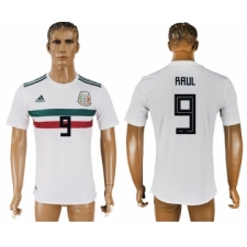 Mexico 9 RAUL Away 2018 FIFA World Cup Thailand Soccer Jersey