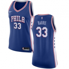 Women's Nike Philadelphia 76ers #33 Tobias Harris Blue NBA Swingman Icon Edition Jers