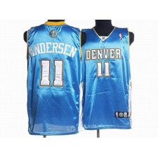 Nuggets #11 Chris Andersen Stitched Baby Blue NBA Jersey