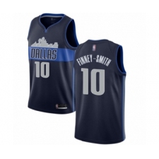 Men's Dallas Mavericks #10 Dorian Finney-Smith Authentic Navy Blue Basketball Jersey Statement Edition