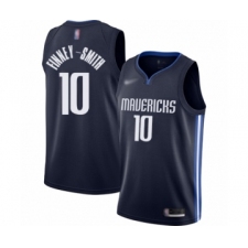 Men's Dallas Mavericks #10 Dorian Finney-Smith Authentic Navy Finished Basketball Jersey - Statement Edition