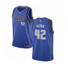 Youth Dallas Mavericks #42 Maxi Kleber Swingman Royal Blue Basketball Jersey - Icon Edition