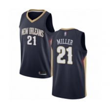 Youth New Orleans Pelicans #21 Darius Miller Swingman Navy Blue Basketball Jersey - Icon Edition